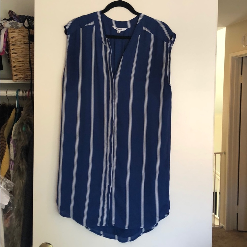 BB Dakota - Blue & White Stripe Blouse